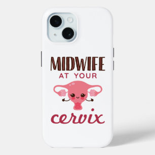 Funda Para iPhone 15 Comadrona en tu parteras Cervix