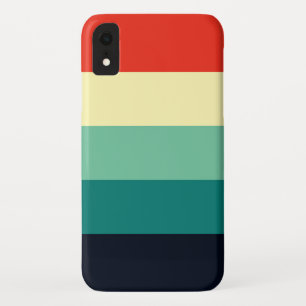 Funda Para iPhone XR Combo de cinco colores - Rojo amarillo verde azul 