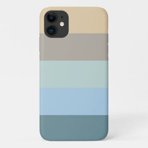 Funda Para iPhone 11 Combo de cinco colores - Turquesa de arena azul ma