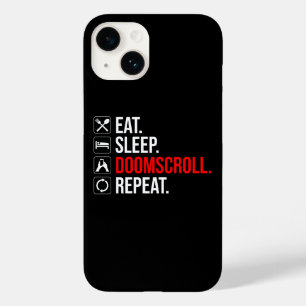 Funda Para iPhone 14 De Case-Mate Come. Duerme. Pergamino. Repite