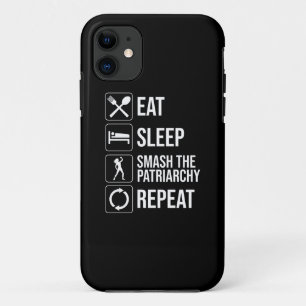 Funda Para iPhone 11 Come. Duerme. Rompe El Patriarcado. Repite