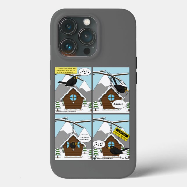 Funda De Case-Mate Para iPhone Comedia de seguridad (Reverso )