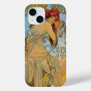 Funda Para iPhone 15 Comerciantes de transporte por Alphonse Mucha (190