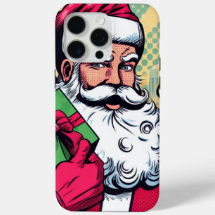 Funda Para iPhone 15 Pro Max Comic book Santa/Navidades