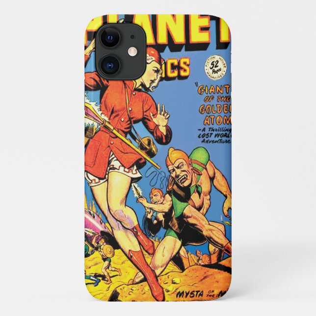 FUNDA DE Case-Mate PARA iPhone CÓMICAS DE CIENCIA FICCIÓN DE LOS 40 (Reverso)