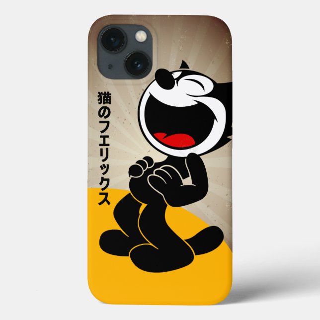 Funda De Case-Mate Para iPhone Cómics Dibujos Animados Gato (Reverso)