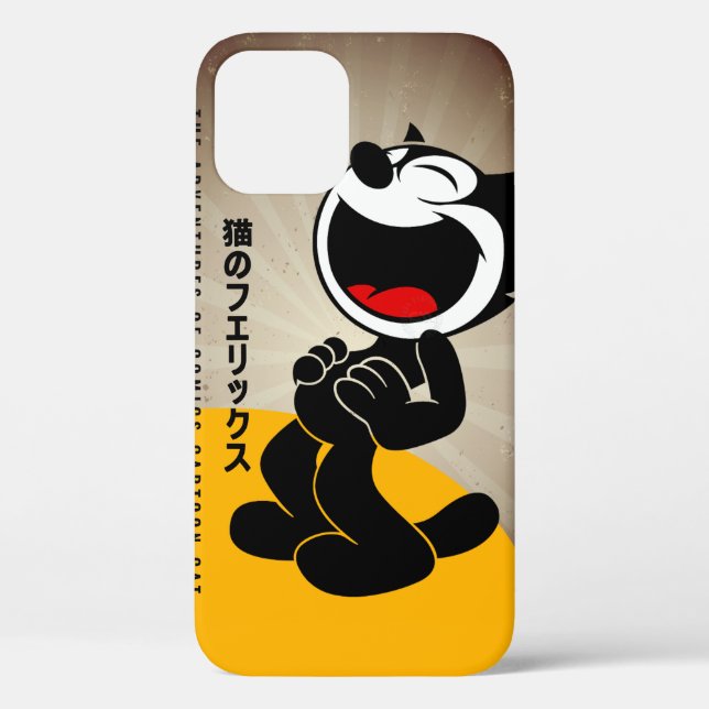Funda De Case-Mate Para iPhone Cómics Dibujos Animados Gato (Reverso )