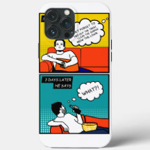 Comics Geek Rugged de color azul naranja