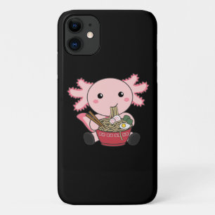 Funda Para iPhone 11 Comida Axolotl Ramen Comida japonesa Kawaii Animal