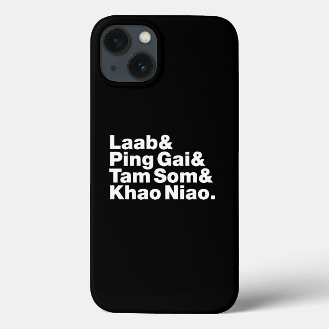 Funda De Case-Mate Para iPhone Comida callejera de Laotian (Reverso)