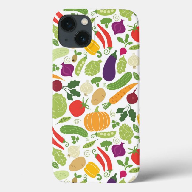 Funda De Case-Mate Para iPhone Comida de fondo blanco (Reverso)