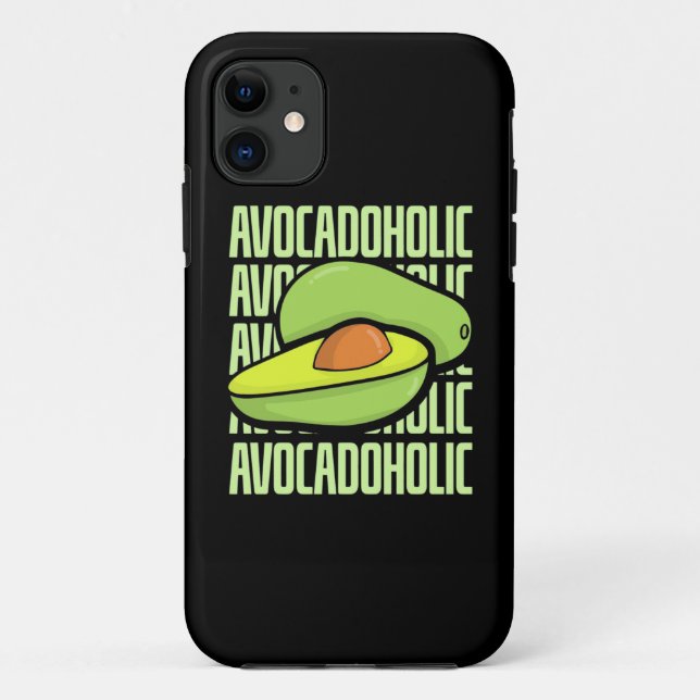 Funda De Case-Mate Para iPhone Comida de fruta de aguacate (Reverso)