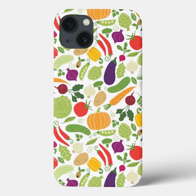 Funda De Case-Mate Para iPhone Comida en un fondo blanco (Reverso)