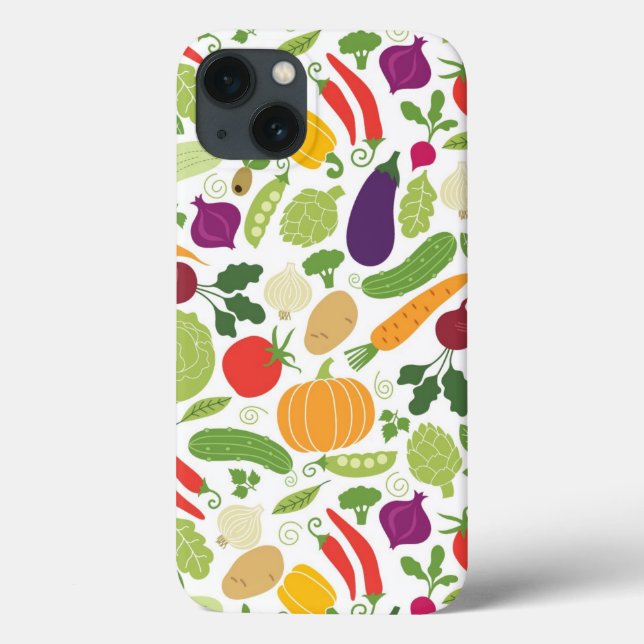 Funda De Case-Mate Para iPhone Comida en un fondo blanco (Reverso)
