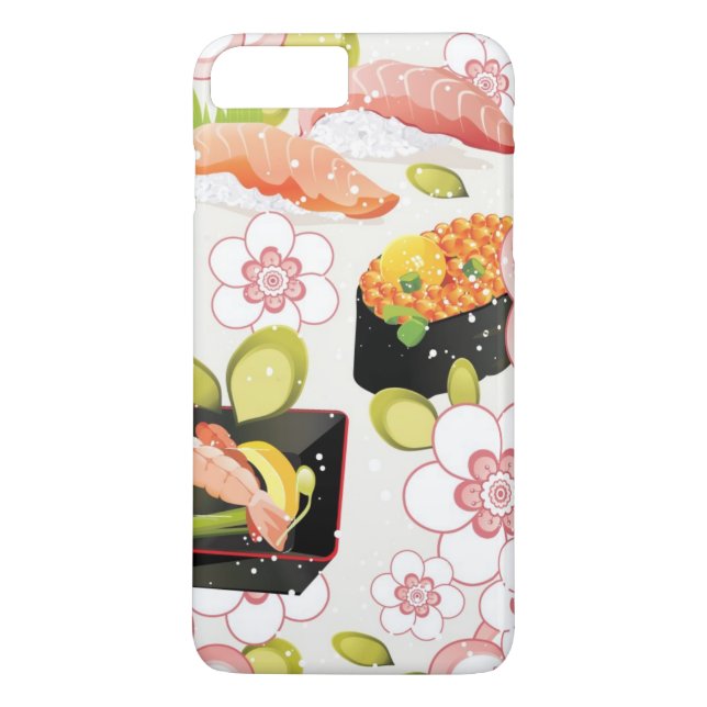 Funda De Case-Mate Para iPhone Comida japonesa: Modelo 2 del sushi (Reverso)