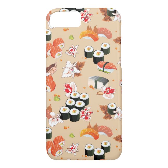 Funda De Case-Mate Para iPhone Comida japonesa: Modelo 3 del sushi (Reverso)