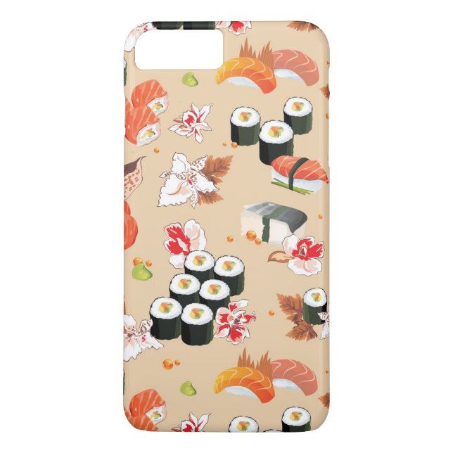 Funda De Case-Mate Para iPhone Comida japonesa: Modelo 3 del sushi (Reverso)