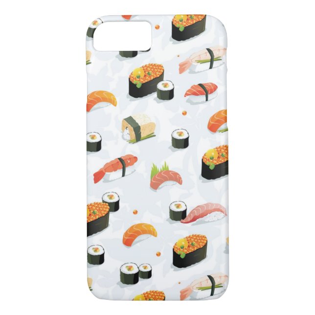 Funda De Case-Mate Para iPhone Comida japonesa: Modelo del sushi (Reverso)