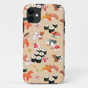 Funda Para iPhone 11 Comida japonesa: Patrón de sushi 3