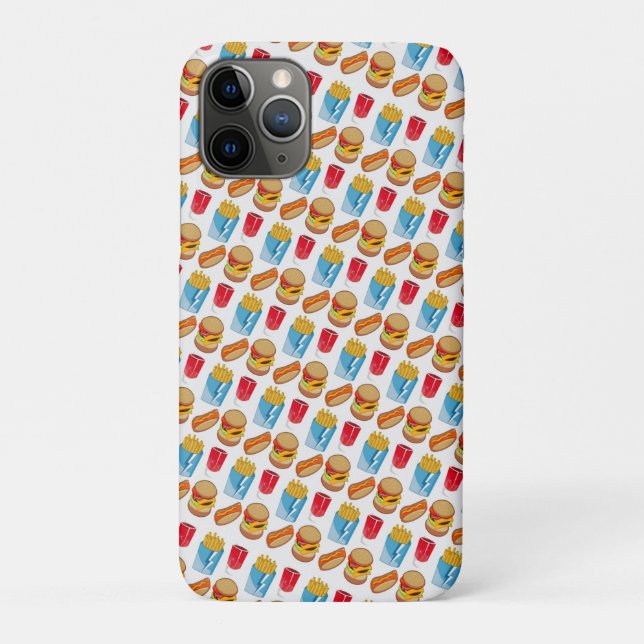 FUNDA DE Case-Mate PARA iPhone COMIDA RÁPIDA (Reverso)