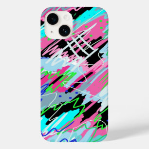Funda Para iPhone 14 De Case-Mate Comienzo de la impresión abstracta en flor