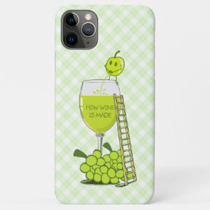 Funda Para iPhone 11 Pro Max Cómo se hace gracioso el Ilustracion del vino