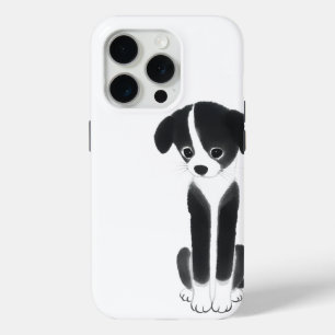 Funda Para iPhone 15 Pro Compañero Tranquilo – Cachorro Zen Ink