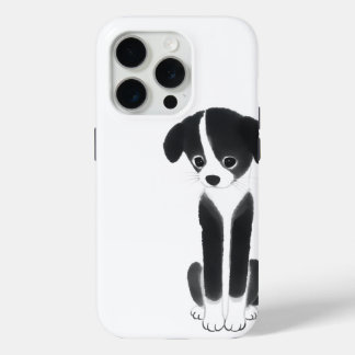 Funda Para iPhone 15 Pro Compañero Tranquilo – Cachorro Zen Ink