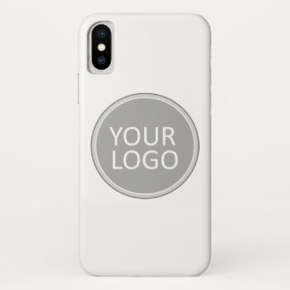 Funda Para iPhone X Compañía comercial promocional con logotipos de em