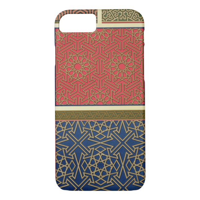 Funda De Case-Mate Para iPhone Compartimientos y fronteras de madera, del 'arte (Reverso)