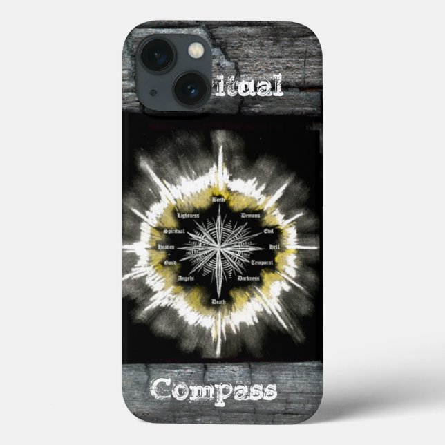 Funda De Case-Mate Para iPhone Compás espiritual (Reverso)