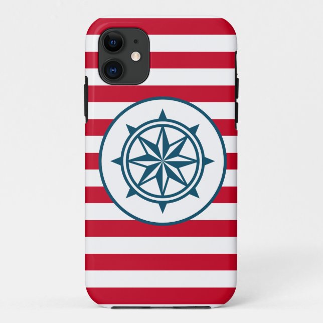 Funda De Case-Mate Para iPhone Compass (Reverso)