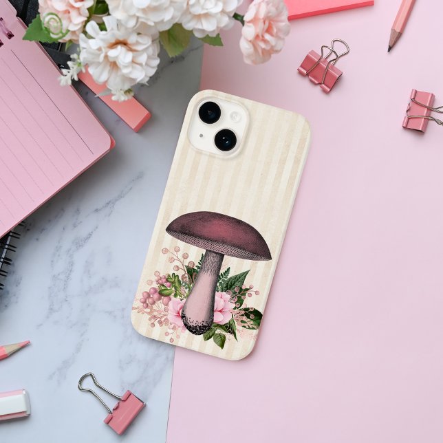 Funda De Case-Mate Para iPhone Composición de hongos y florales venecianos (Subido por el creador)