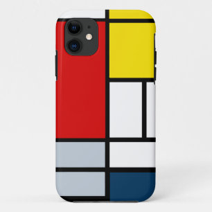 Funda Para iPhone 11 Composición de Piet Mondrian