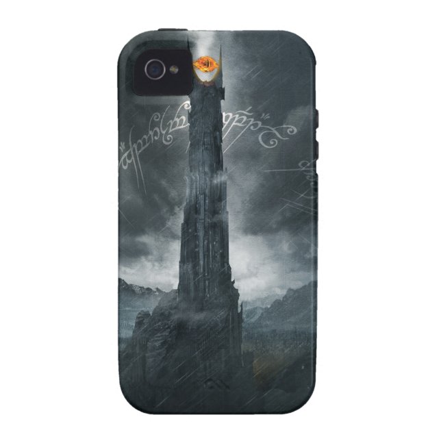 Funda De Case-Mate Para iPhone Composición del Ojo de Sauron (Atrás)