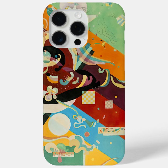 Funda De Case-Mate Para iPhone Composición IX, Wassily Kandinsky (Reverso )