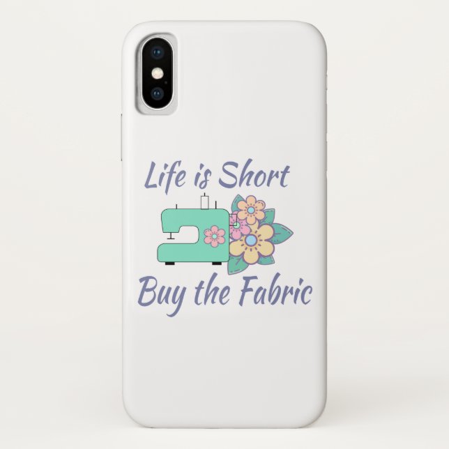 Funda De Case-Mate Para iPhone Comprar la tela, costura, tejido, manualidades (Reverso)