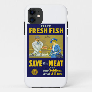 Funda Para iPhone 11 Comprar pescado fresco ~ Guardar carne