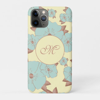 Funda Para iPhone 11 Pro Comprimido Verde azulado pálido de cobre sobre ama