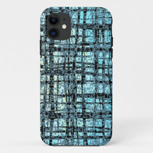 Funda Para iPhone 11 Comprobación de negro del patrón de las X y las O