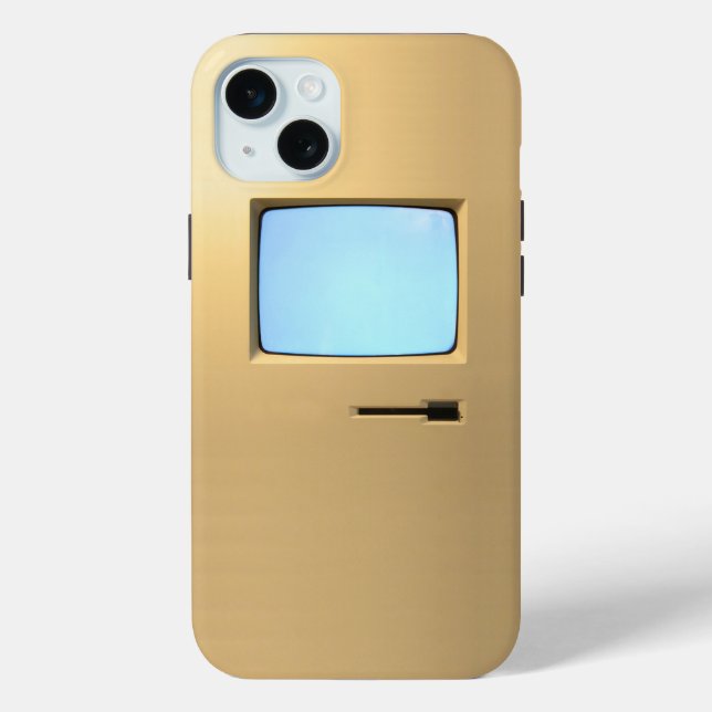 Funda De Case-Mate Para iPhone Computadora Vintage (Reverso )