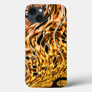 Funda Para iPhone 13 Con una sombra clara de coral a oro