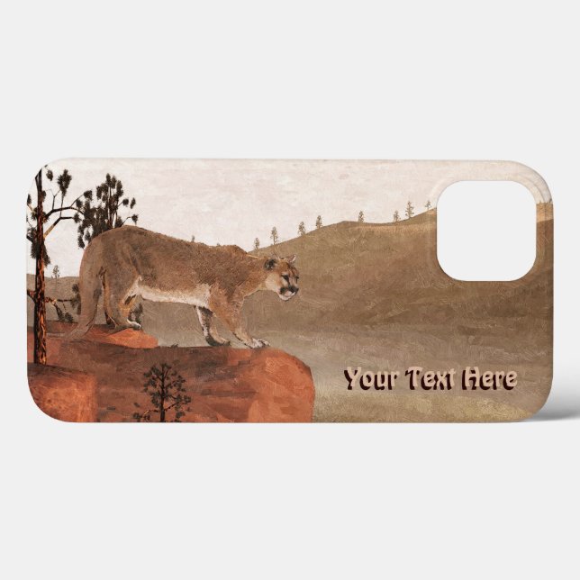 Funda De Case-Mate Para iPhone Concentración - Cougar (Reverso (Horizontal))