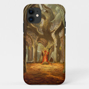 Funda Para iPhone 11 Concepto de habitación de trono de Woodland Realm