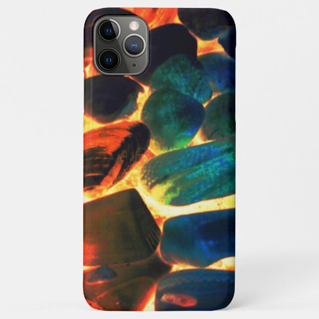 Funda De Case-Mate Para iPhone Concha de ostión marina sobre lava volcánica calie (Reverso)