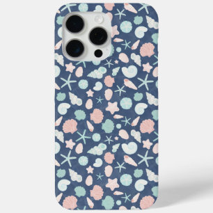 Funda Para iPhone 15 Pro Max Conchas Costeras Playa y Diseño Oceánico