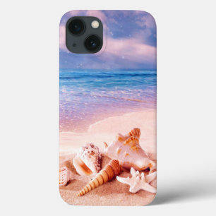 Funda Para iPhone 13 conchas de Sea Beach