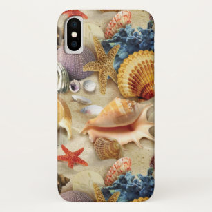 Funda Para iPhone XS conchas marinas en la playa
