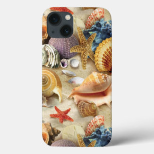 Funda Para iPhone 13 conchas marinas en la playa