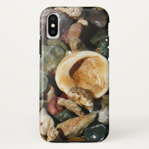 Funda Para iPhone XS conchas, rocas y fotografía de la naturaleza coral
